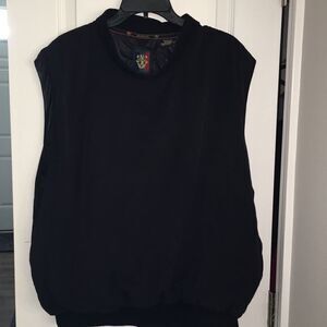 Black Pullover SUNICE golf jacket vest men’s L